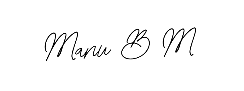 Also You can easily find your signature by using the search form. We will create Manu B M name handwritten signature images for you free of cost using Bearetta-2O07w sign style. Manu B M signature style 12 images and pictures png