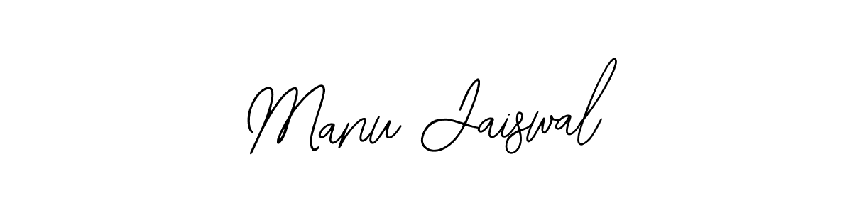 Bearetta-2O07w is a professional signature style that is perfect for those who want to add a touch of class to their signature. It is also a great choice for those who want to make their signature more unique. Get Manu Jaiswal name to fancy signature for free. Manu Jaiswal signature style 12 images and pictures png