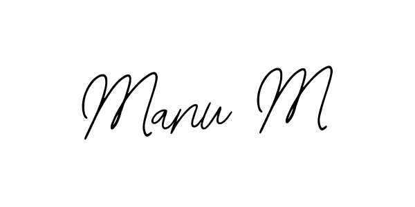 How to make Manu M signature? Bearetta-2O07w is a professional autograph style. Create handwritten signature for Manu M name. Manu M signature style 12 images and pictures png
