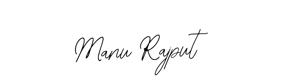 How to make Manu Rajput signature? Bearetta-2O07w is a professional autograph style. Create handwritten signature for Manu Rajput name. Manu Rajput signature style 12 images and pictures png