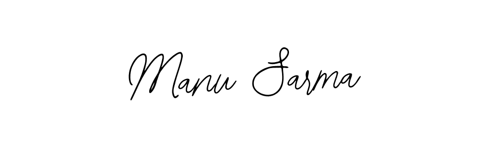 Design your own signature with our free online signature maker. With this signature software, you can create a handwritten (Bearetta-2O07w) signature for name Manu Sarma. Manu Sarma signature style 12 images and pictures png