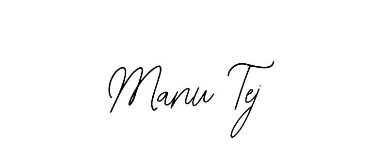 Design your own signature with our free online signature maker. With this signature software, you can create a handwritten (Bearetta-2O07w) signature for name Manu Tej. Manu Tej signature style 12 images and pictures png