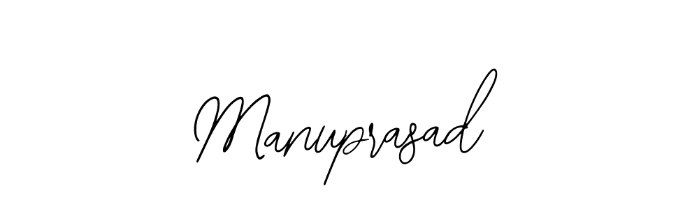 How to make Manuprasad signature? Bearetta-2O07w is a professional autograph style. Create handwritten signature for Manuprasad name. Manuprasad signature style 12 images and pictures png