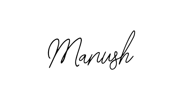 How to make Manush signature? Bearetta-2O07w is a professional autograph style. Create handwritten signature for Manush name. Manush signature style 12 images and pictures png