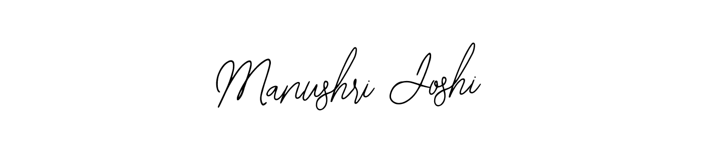 Design your own signature with our free online signature maker. With this signature software, you can create a handwritten (Bearetta-2O07w) signature for name Manushri Joshi. Manushri Joshi signature style 12 images and pictures png