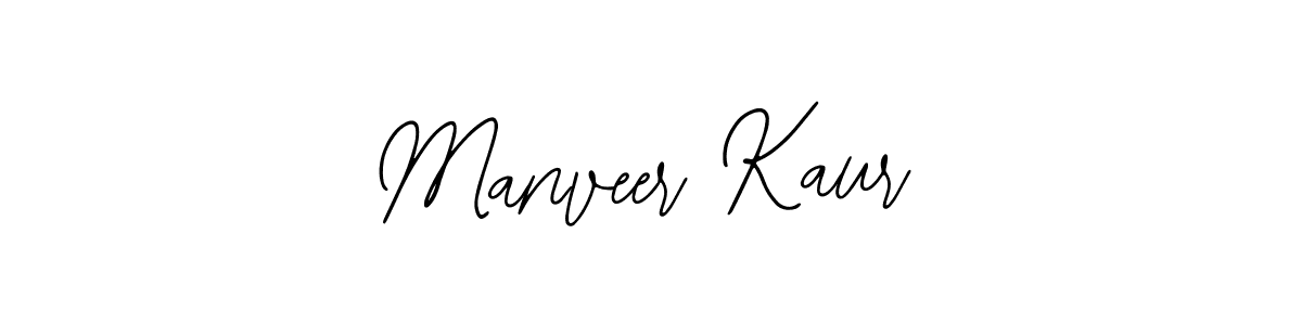 Also we have Manveer Kaur name is the best signature style. Create professional handwritten signature collection using Bearetta-2O07w autograph style. Manveer Kaur signature style 12 images and pictures png