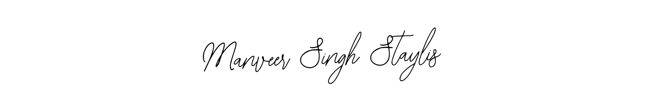 Use a signature maker to create a handwritten signature online. With this signature software, you can design (Bearetta-2O07w) your own signature for name Manveer Singh Staylis. Manveer Singh Staylis signature style 12 images and pictures png
