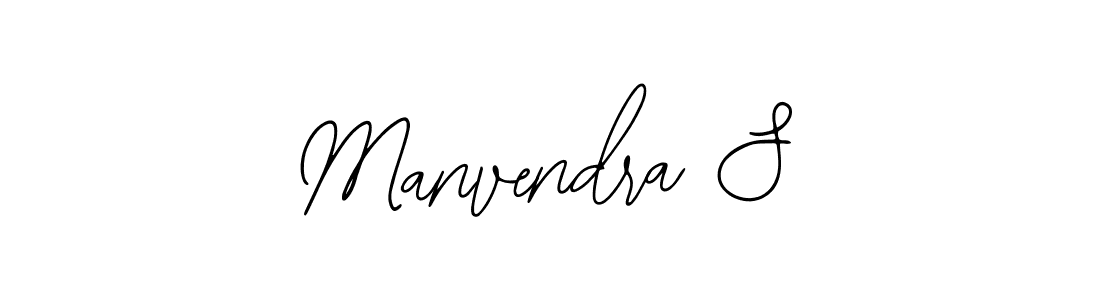 How to make Manvendra S signature? Bearetta-2O07w is a professional autograph style. Create handwritten signature for Manvendra S name. Manvendra S signature style 12 images and pictures png