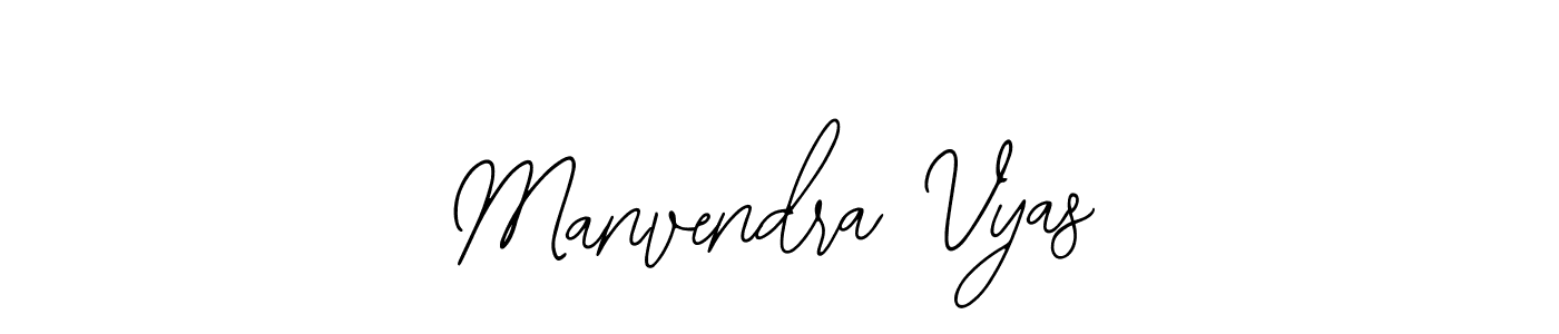 Also You can easily find your signature by using the search form. We will create Manvendra Vyas name handwritten signature images for you free of cost using Bearetta-2O07w sign style. Manvendra Vyas signature style 12 images and pictures png