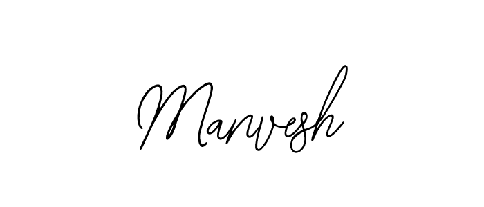 Design your own signature with our free online signature maker. With this signature software, you can create a handwritten (Bearetta-2O07w) signature for name Manvesh. Manvesh signature style 12 images and pictures png