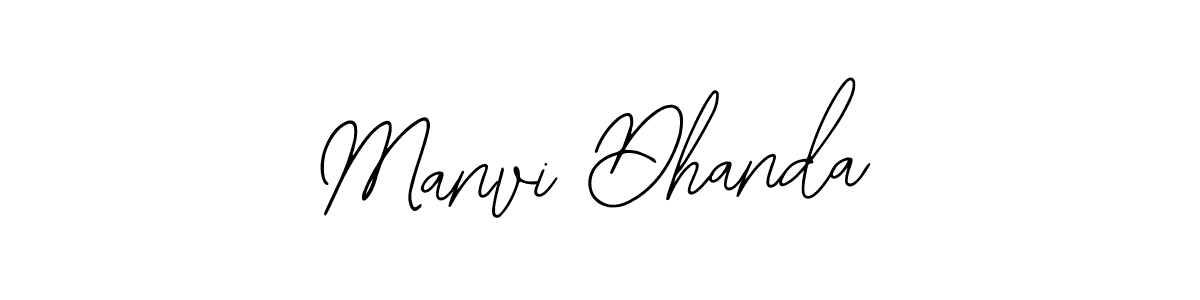 How to make Manvi Dhanda signature? Bearetta-2O07w is a professional autograph style. Create handwritten signature for Manvi Dhanda name. Manvi Dhanda signature style 12 images and pictures png