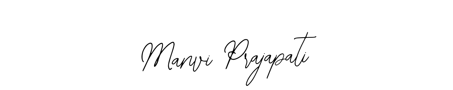 Use a signature maker to create a handwritten signature online. With this signature software, you can design (Bearetta-2O07w) your own signature for name Manvi Prajapati. Manvi Prajapati signature style 12 images and pictures png