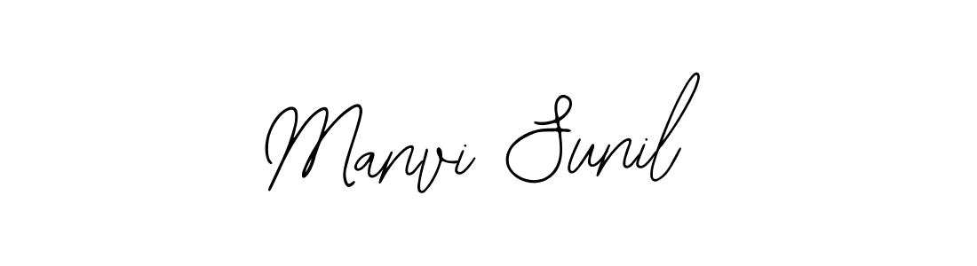 Make a beautiful signature design for name Manvi Sunil. Use this online signature maker to create a handwritten signature for free. Manvi Sunil signature style 12 images and pictures png