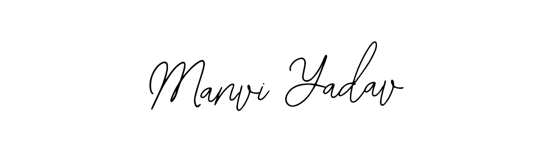 Make a beautiful signature design for name Manvi Yadav. With this signature (Bearetta-2O07w) style, you can create a handwritten signature for free. Manvi Yadav signature style 12 images and pictures png