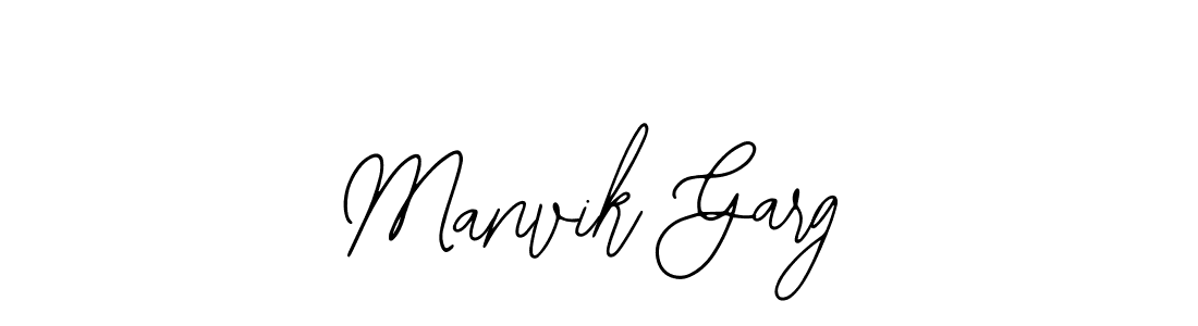 You should practise on your own different ways (Bearetta-2O07w) to write your name (Manvik Garg) in signature. don't let someone else do it for you. Manvik Garg signature style 12 images and pictures png
