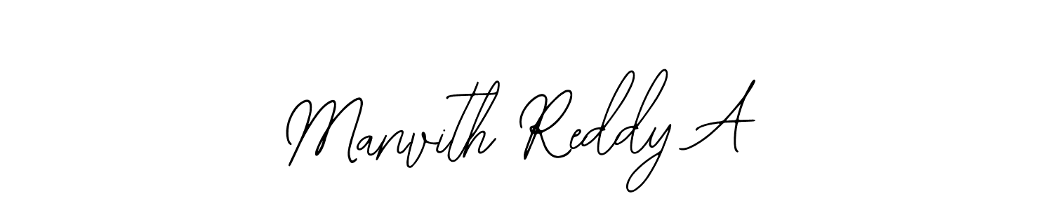 Bearetta-2O07w is a professional signature style that is perfect for those who want to add a touch of class to their signature. It is also a great choice for those who want to make their signature more unique. Get Manvith Reddy A name to fancy signature for free. Manvith Reddy A signature style 12 images and pictures png