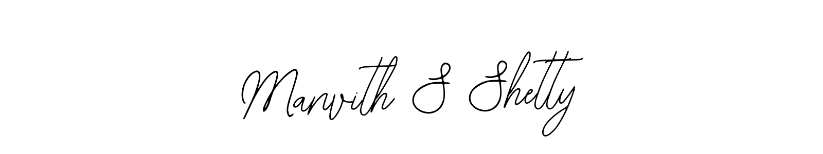 Create a beautiful signature design for name Manvith S Shetty. With this signature (Bearetta-2O07w) fonts, you can make a handwritten signature for free. Manvith S Shetty signature style 12 images and pictures png