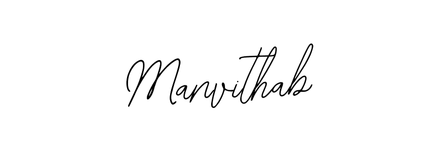 Create a beautiful signature design for name Manvithab. With this signature (Bearetta-2O07w) fonts, you can make a handwritten signature for free. Manvithab signature style 12 images and pictures png