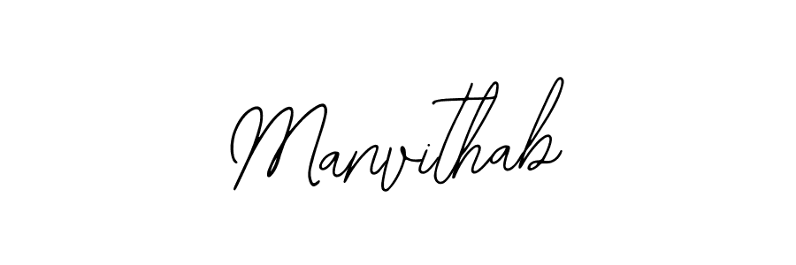 Create a beautiful signature design for name Manvithab. With this signature (Bearetta-2O07w) fonts, you can make a handwritten signature for free. Manvithab signature style 12 images and pictures png