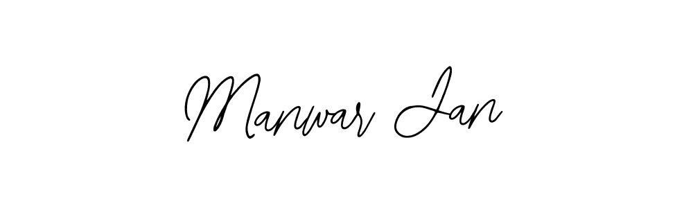 Also You can easily find your signature by using the search form. We will create Manwar Jan name handwritten signature images for you free of cost using Bearetta-2O07w sign style. Manwar Jan signature style 12 images and pictures png