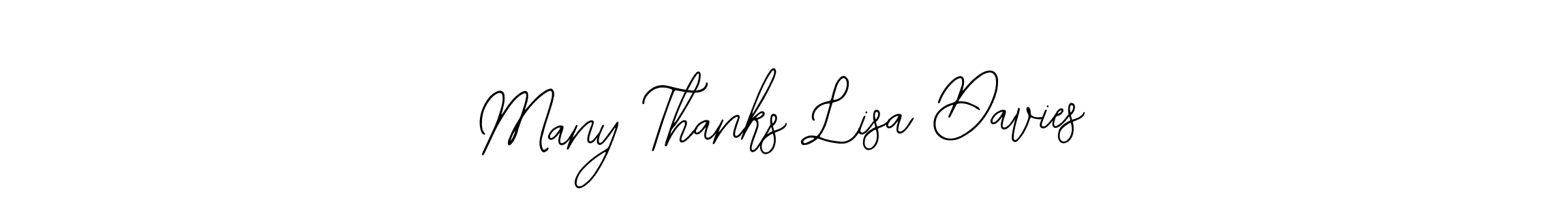 Also we have Many Thanks Lisa Davies name is the best signature style. Create professional handwritten signature collection using Bearetta-2O07w autograph style. Many Thanks Lisa Davies signature style 12 images and pictures png