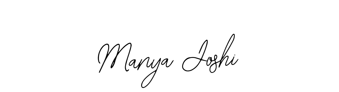 How to make Manya Joshi name signature. Use Bearetta-2O07w style for creating short signs online. This is the latest handwritten sign. Manya Joshi signature style 12 images and pictures png