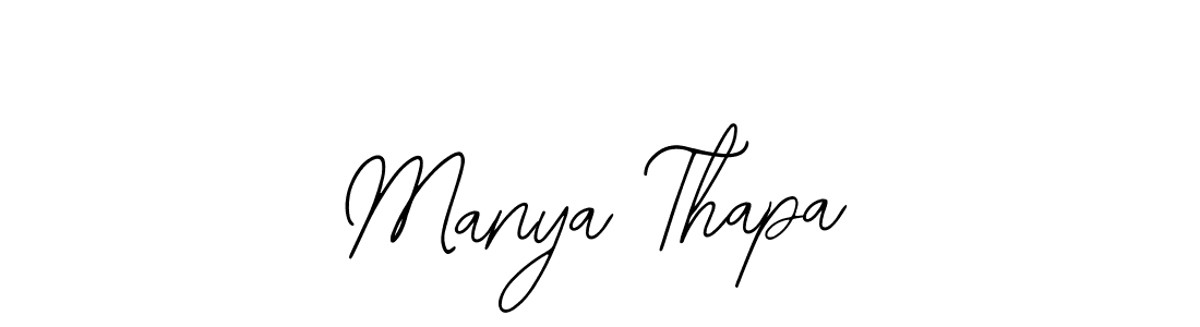 Make a beautiful signature design for name Manya Thapa. Use this online signature maker to create a handwritten signature for free. Manya Thapa signature style 12 images and pictures png