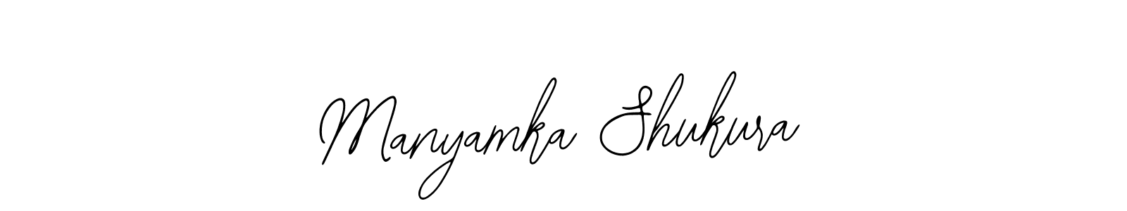 Make a beautiful signature design for name Manyamka Shukura. With this signature (Bearetta-2O07w) style, you can create a handwritten signature for free. Manyamka Shukura signature style 12 images and pictures png