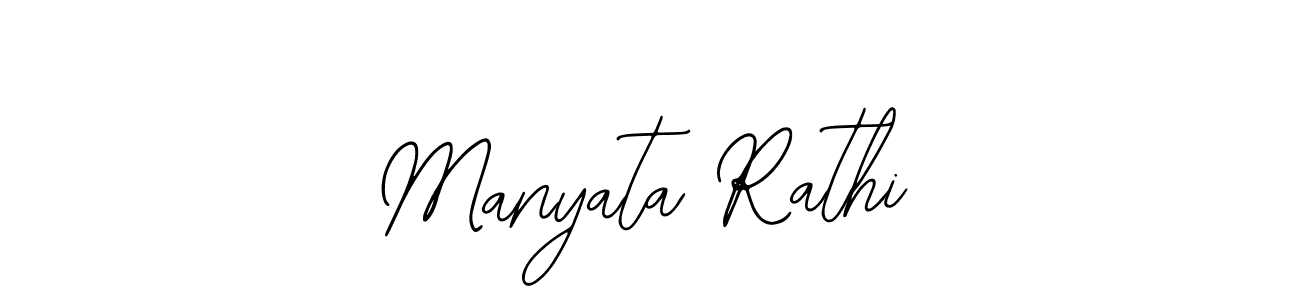 The best way (Bearetta-2O07w) to make a short signature is to pick only two or three words in your name. The name Manyata Rathi include a total of six letters. For converting this name. Manyata Rathi signature style 12 images and pictures png