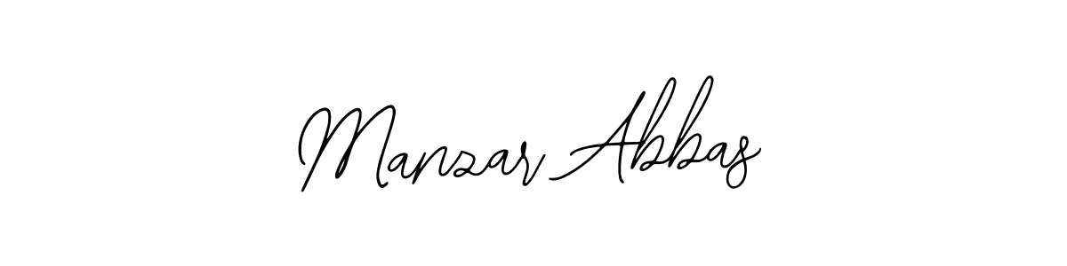 You should practise on your own different ways (Bearetta-2O07w) to write your name (Manzar Abbas) in signature. don't let someone else do it for you. Manzar Abbas signature style 12 images and pictures png