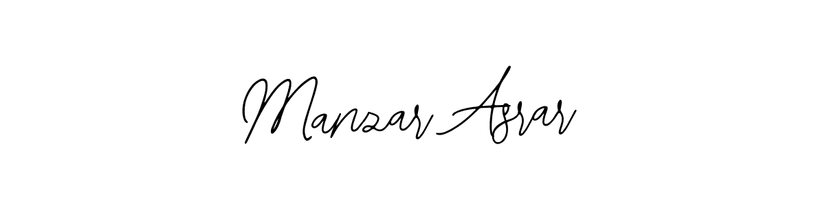 Create a beautiful signature design for name Manzar Asrar. With this signature (Bearetta-2O07w) fonts, you can make a handwritten signature for free. Manzar Asrar signature style 12 images and pictures png