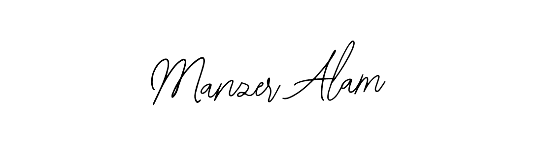if you are searching for the best signature style for your name Manzer Alam. so please give up your signature search. here we have designed multiple signature styles  using Bearetta-2O07w. Manzer Alam signature style 12 images and pictures png