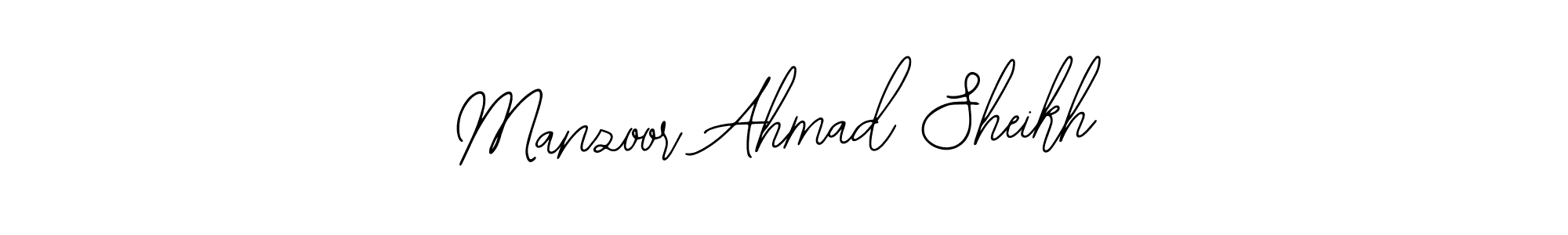 Manzoor Ahmad Sheikh stylish signature style. Best Handwritten Sign (Bearetta-2O07w) for my name. Handwritten Signature Collection Ideas for my name Manzoor Ahmad Sheikh. Manzoor Ahmad Sheikh signature style 12 images and pictures png