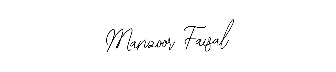 How to make Manzoor Faisal signature? Bearetta-2O07w is a professional autograph style. Create handwritten signature for Manzoor Faisal name. Manzoor Faisal signature style 12 images and pictures png