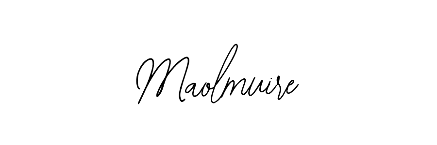 Use a signature maker to create a handwritten signature online. With this signature software, you can design (Bearetta-2O07w) your own signature for name Maolmuire. Maolmuire signature style 12 images and pictures png
