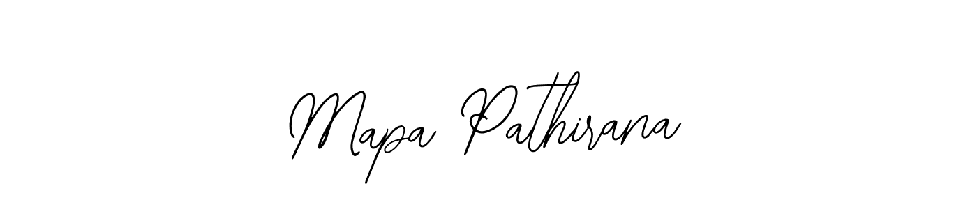 How to make Mapa Pathirana signature? Bearetta-2O07w is a professional autograph style. Create handwritten signature for Mapa Pathirana name. Mapa Pathirana signature style 12 images and pictures png