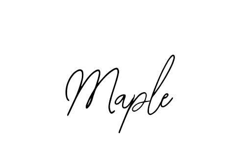 You should practise on your own different ways (Bearetta-2O07w) to write your name (Maple) in signature. don't let someone else do it for you. Maple signature style 12 images and pictures png