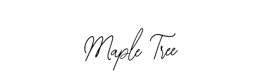 How to make Maple Tree name signature. Use Bearetta-2O07w style for creating short signs online. This is the latest handwritten sign. Maple Tree signature style 12 images and pictures png