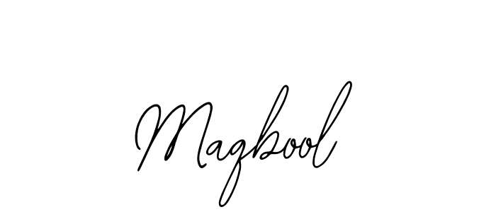 Make a beautiful signature design for name Maqbool. Use this online signature maker to create a handwritten signature for free. Maqbool signature style 12 images and pictures png