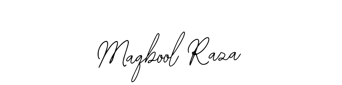 The best way (Bearetta-2O07w) to make a short signature is to pick only two or three words in your name. The name Maqbool Raza include a total of six letters. For converting this name. Maqbool Raza signature style 12 images and pictures png