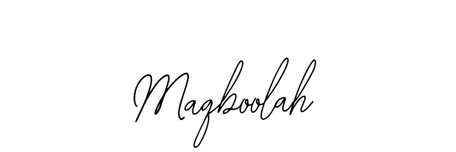 How to Draw Maqboolah signature style? Bearetta-2O07w is a latest design signature styles for name Maqboolah. Maqboolah signature style 12 images and pictures png