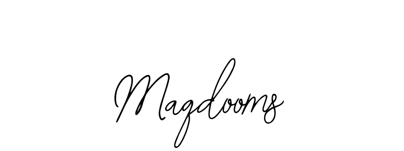 It looks lik you need a new signature style for name Maqdooms. Design unique handwritten (Bearetta-2O07w) signature with our free signature maker in just a few clicks. Maqdooms signature style 12 images and pictures png