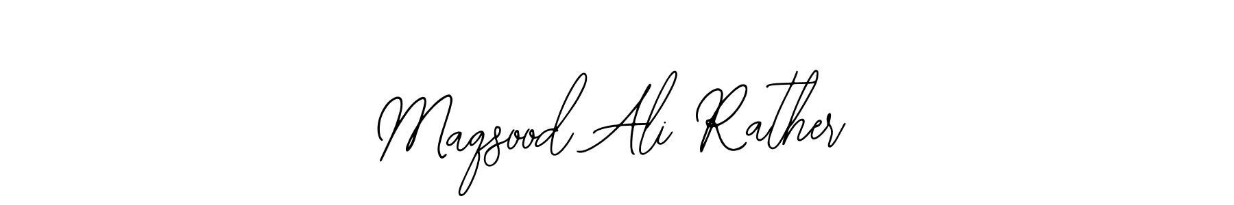 Create a beautiful signature design for name Maqsood Ali Rather. With this signature (Bearetta-2O07w) fonts, you can make a handwritten signature for free. Maqsood Ali Rather signature style 12 images and pictures png