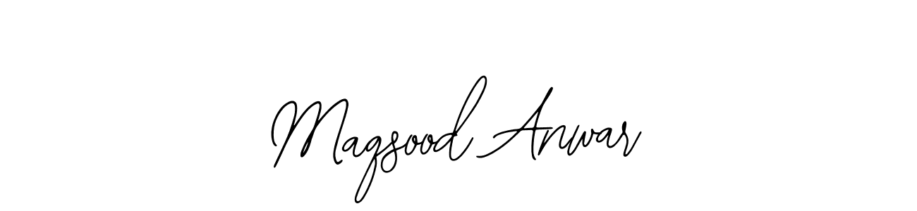 Also we have Maqsood Anwar name is the best signature style. Create professional handwritten signature collection using Bearetta-2O07w autograph style. Maqsood Anwar signature style 12 images and pictures png