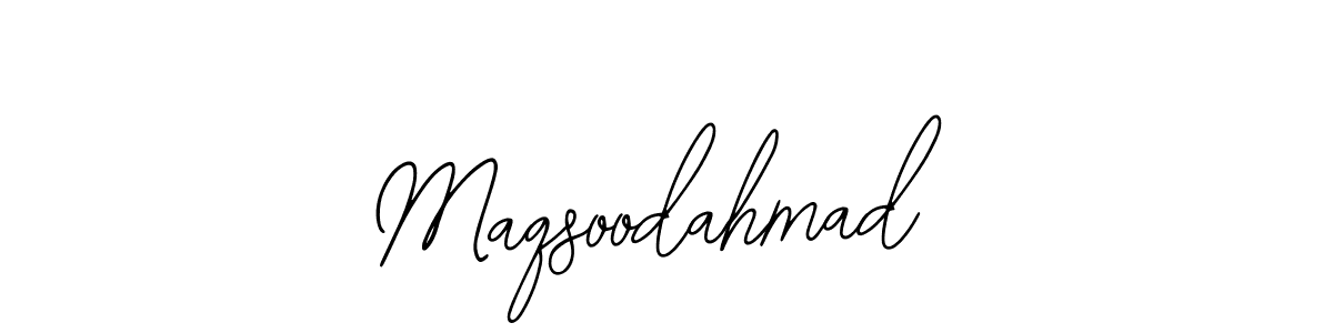 Design your own signature with our free online signature maker. With this signature software, you can create a handwritten (Bearetta-2O07w) signature for name Maqsoodahmad. Maqsoodahmad signature style 12 images and pictures png