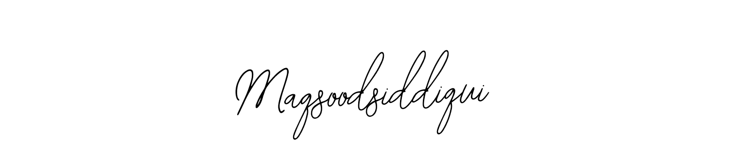 Design your own signature with our free online signature maker. With this signature software, you can create a handwritten (Bearetta-2O07w) signature for name Maqsoodsiddiqui. Maqsoodsiddiqui signature style 12 images and pictures png
