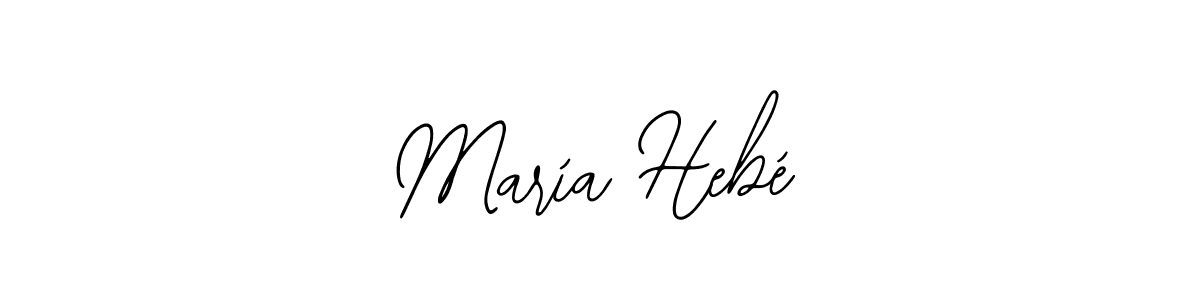 How to make María Hebé signature? Bearetta-2O07w is a professional autograph style. Create handwritten signature for María Hebé name. María Hebé signature style 12 images and pictures png