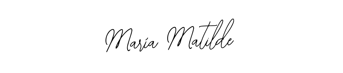 Use a signature maker to create a handwritten signature online. With this signature software, you can design (Bearetta-2O07w) your own signature for name María Matilde. María Matilde signature style 12 images and pictures png