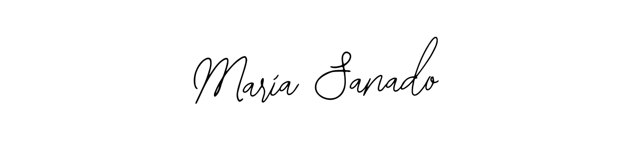 Bearetta-2O07w is a professional signature style that is perfect for those who want to add a touch of class to their signature. It is also a great choice for those who want to make their signature more unique. Get María Sanado name to fancy signature for free. María Sanado signature style 12 images and pictures png