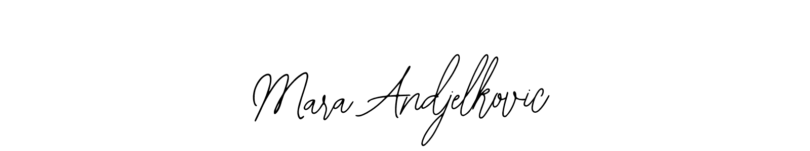 Make a beautiful signature design for name Mara Andjelkovic. Use this online signature maker to create a handwritten signature for free. Mara Andjelkovic signature style 12 images and pictures png